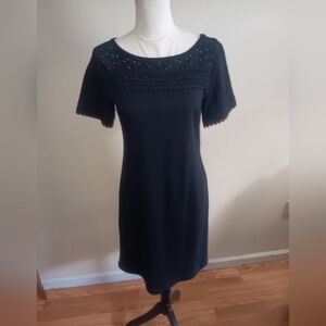 Talbots black dress women's small